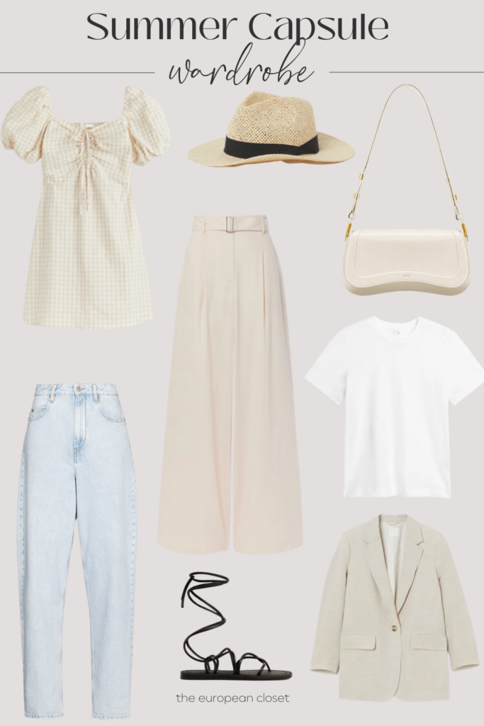 Summer Capsule Wardrobe The European Closet