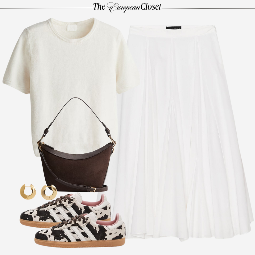 You don’t need to ditch comfort to look elevated. So, let’s talk about how to dress up sneakers without sacrificing that comfy girl energy.