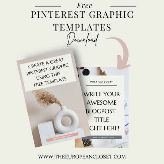 Take a look at how you can create gorgeous pinterest graphics that will generate tons of clicks and download our five free templates.