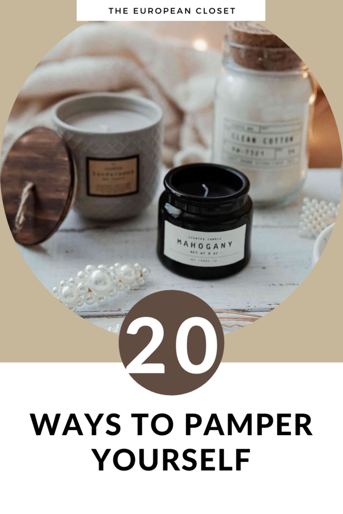 In this day and age, we are stressed-out pretty much 24/7. In today's post we'll take a look at a list of 20 ways to pamper yourself.
