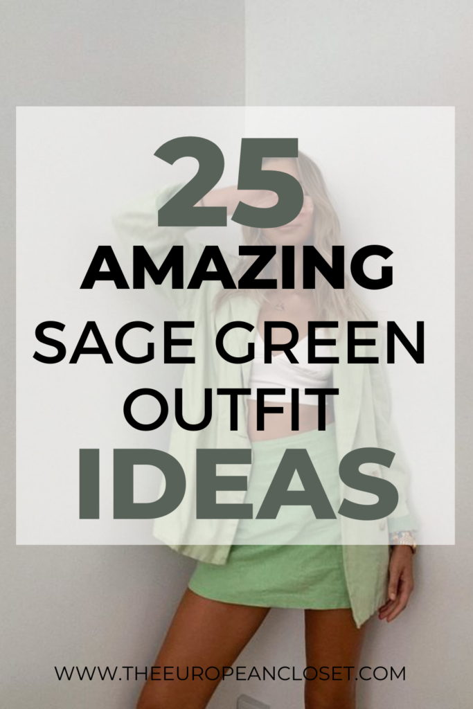 Sage green is probably the IT color this upcoming Spring/Summer. Styling green can be haunting so today I'm sharing 7 sage green outfit ideas