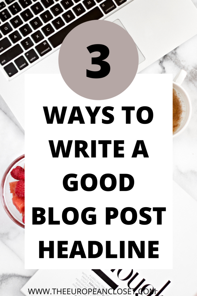 Creating a post is hard. But you know what's harder? To write a good blog post title. Today I'll show you how to write a good title in 3 steps