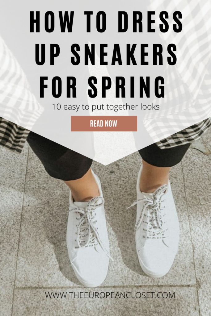 Sneakers are easy to style but there are certain times where we want to look a bit fancier. Here's how to dress up sneakers.