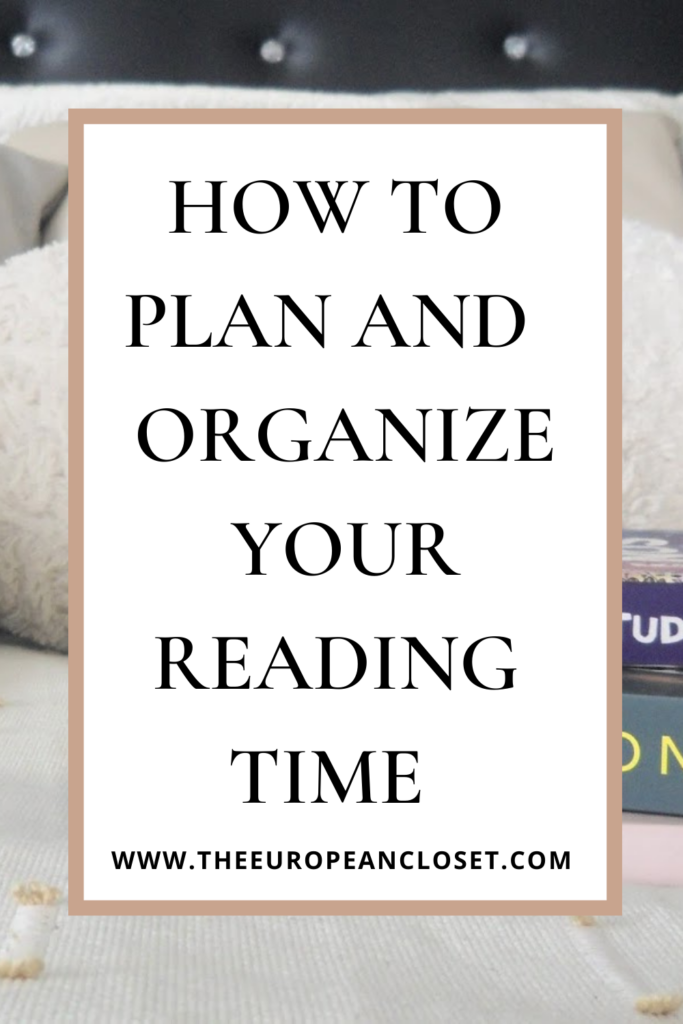 Do you love reading but just can't find the time to do it? Today I am sharing with you 4 tips of how to find time to read.