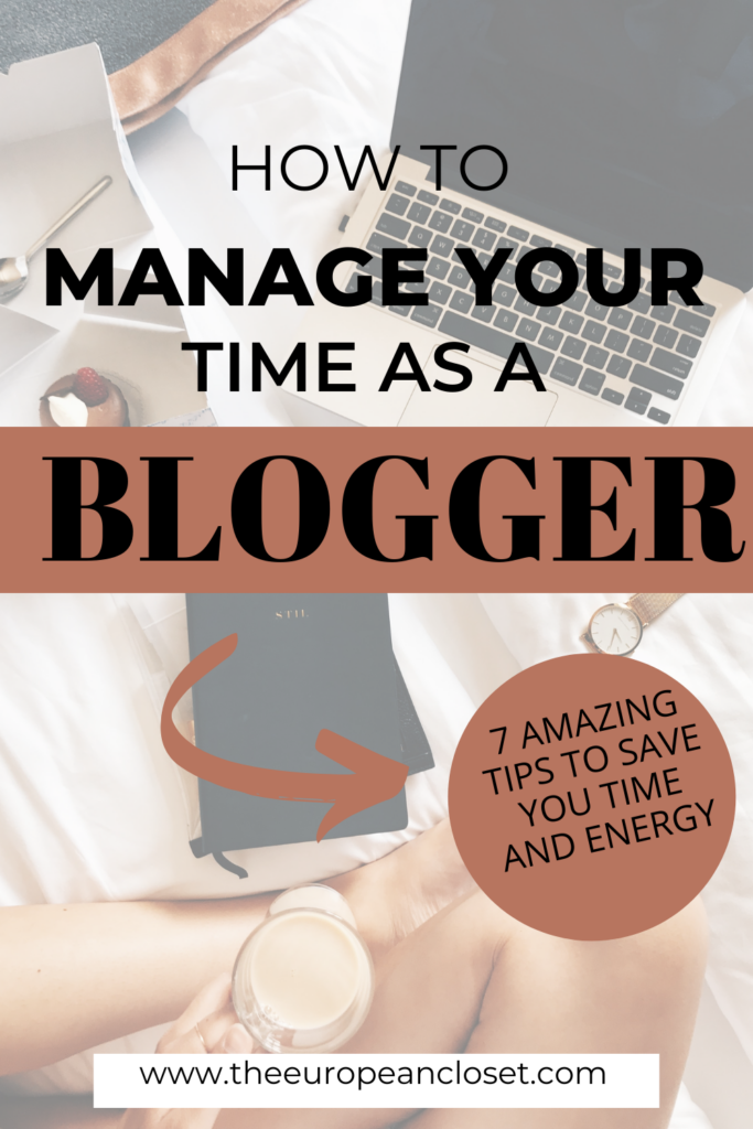 Today I'm sharing with you 7 time management tips for bloggers. If you're a beginner blogger these are perfect for you! And if you're not, they are too.