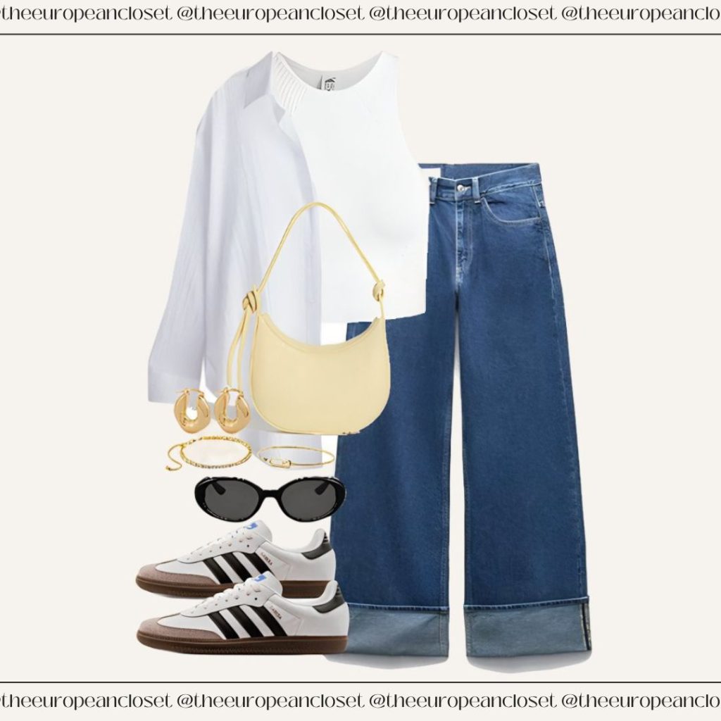 Looking for the best outfits with white sneakers you can recreate today? I got you covered! Let’s talk about one of the coolest combos out there.