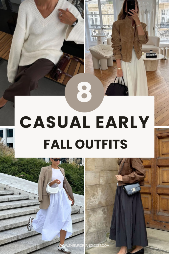 Fall is right around the corner and you don't know what to wear? Don't worry, I got you. Today I'm sharing with you 8 casual fall outfits.