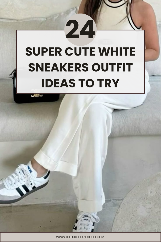 Looking for the best outfits with white sneakers you can recreate today? I got you covered! Let’s talk about one of the coolest combos out there.