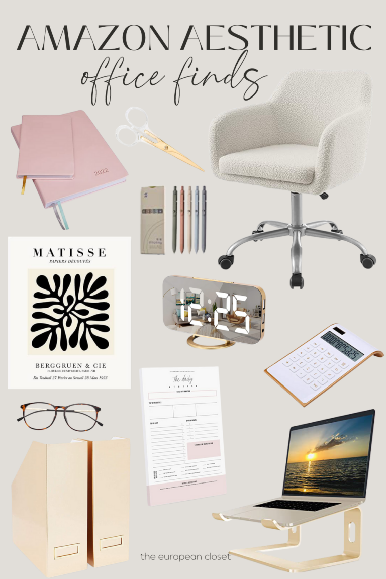 11 Aesthetic Amazon Finds For Your Office The European Closet