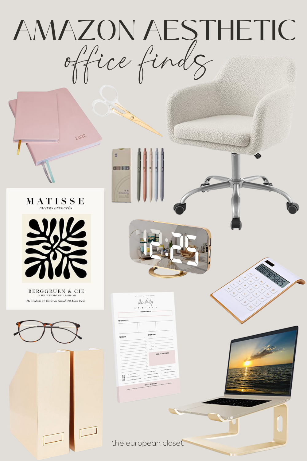 11 Aesthetic Amazon Finds For Your Office The European Closet