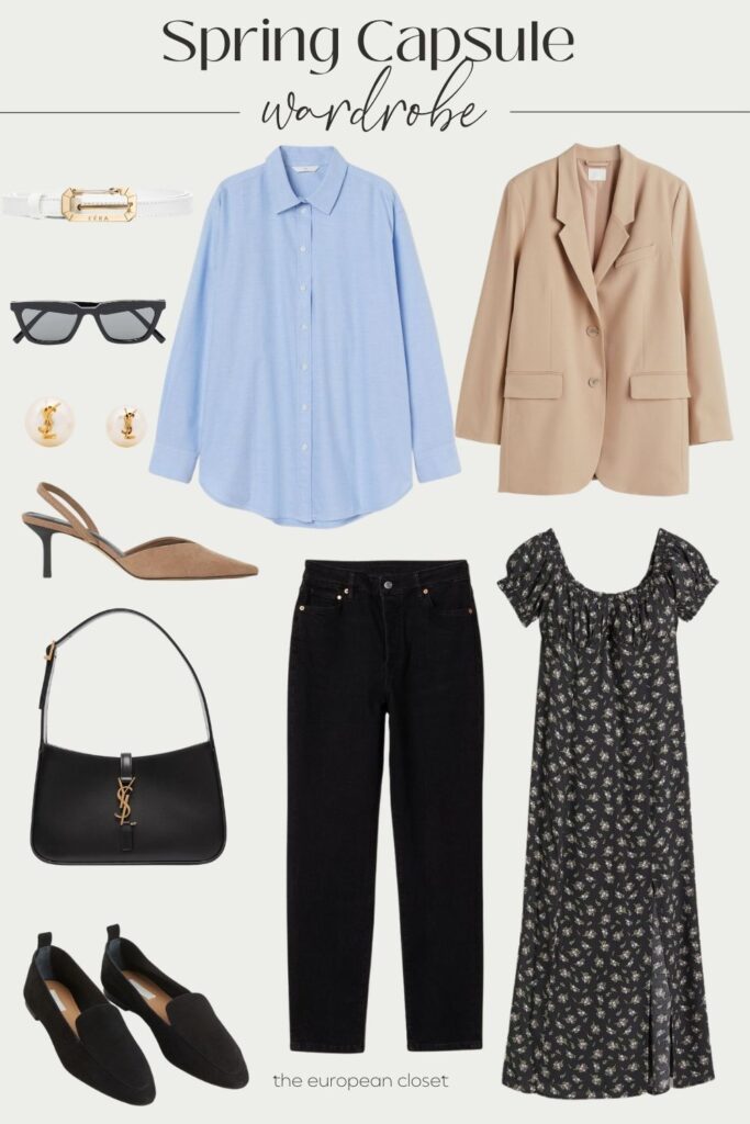 Spring Capsule Wardrobe | The European Closet