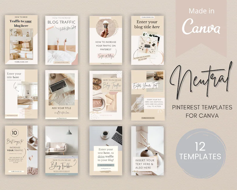 20 Amazing Pinterest Templates For Bloggers | The European Closet