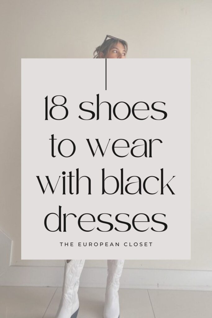 What Shoes To Wear With a Black Dress 1 1