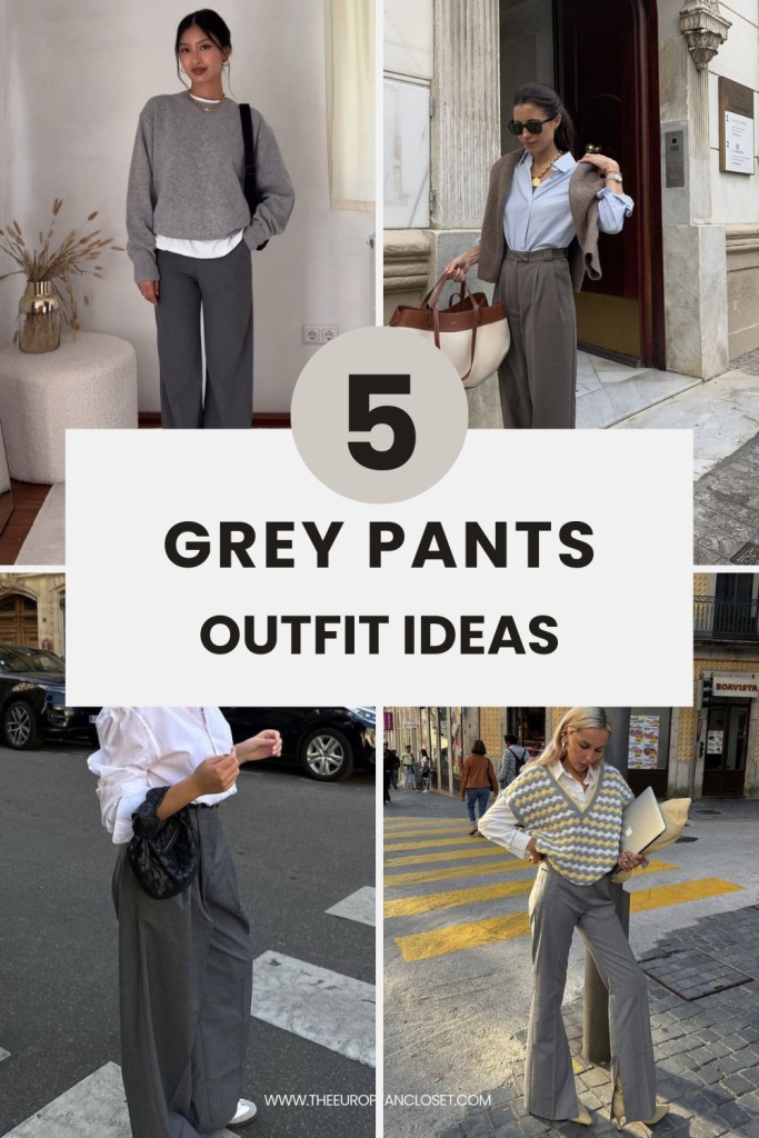 Not really sure on what to wear with grey pants? I got you! If you want to know what to wear with grey pants and look amazing this post is for you.
