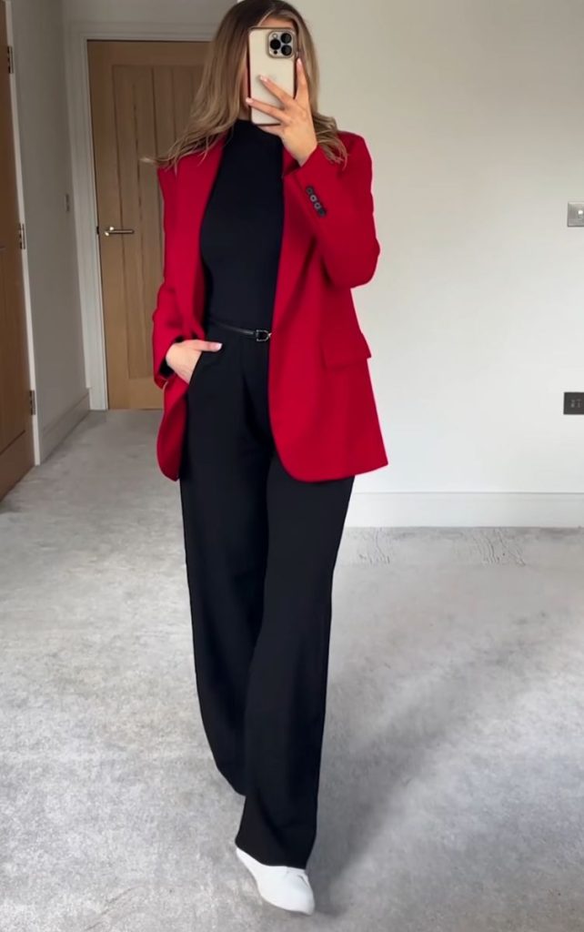 Have a red blazer laying around and don't know how to style it? This post is all about how to wear a red blazer, so keep on reading!