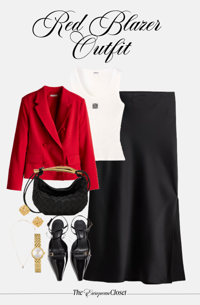 Have a red blazer laying around and don't know how to style it? This post is all about how to wear a red blazer, so keep on reading!