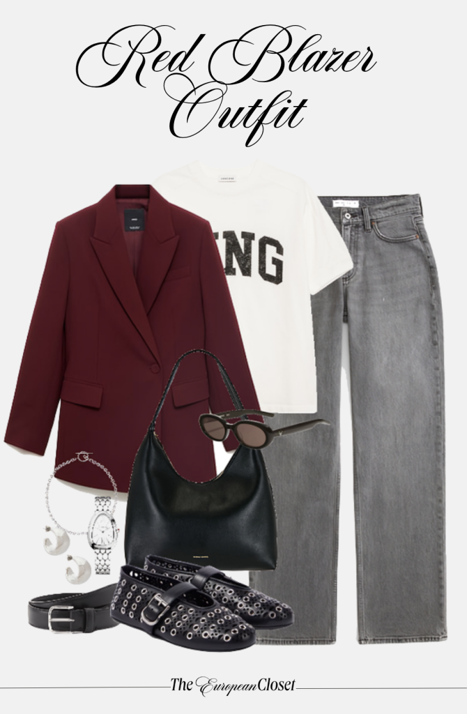 Have a red blazer laying around and don't know how to style it? This post is all about how to wear a red blazer, so keep on reading!