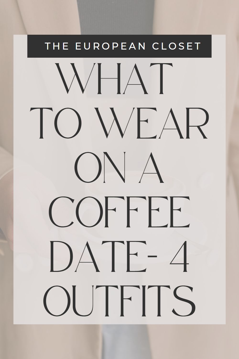 Are you unsure of what to wear on a coffee date? Worry not, I’ve got you covered! If you’re having a coffee date soon, these outfit ideas can give you some inspiration on what to wear on your next coffee date. I've put together 5 super cute and easy-to-recreate outfits you can wear today!