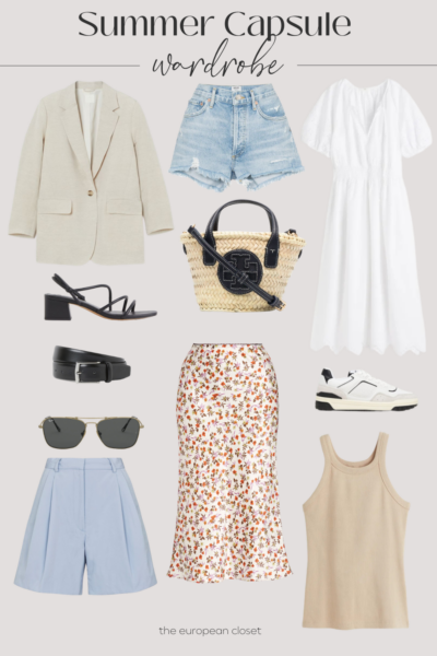 Summer Capsule Wardrobe 2022 | The European Closet