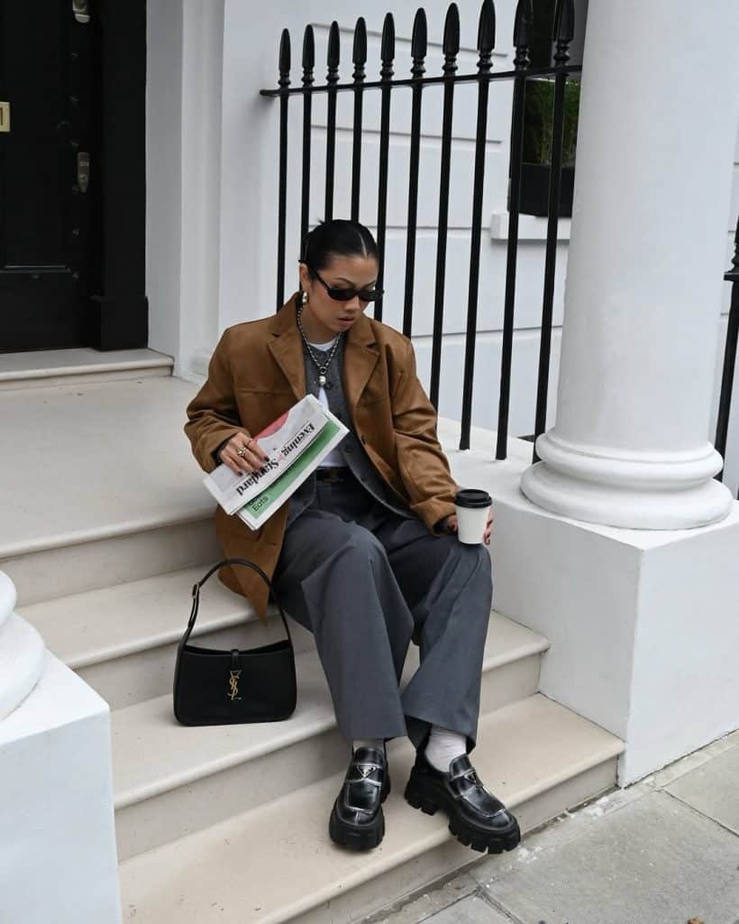 If you want some inspiration on how to wear your chunky loafers, here are ten chunky loafer outfits you'll want to copy as soon as possible.