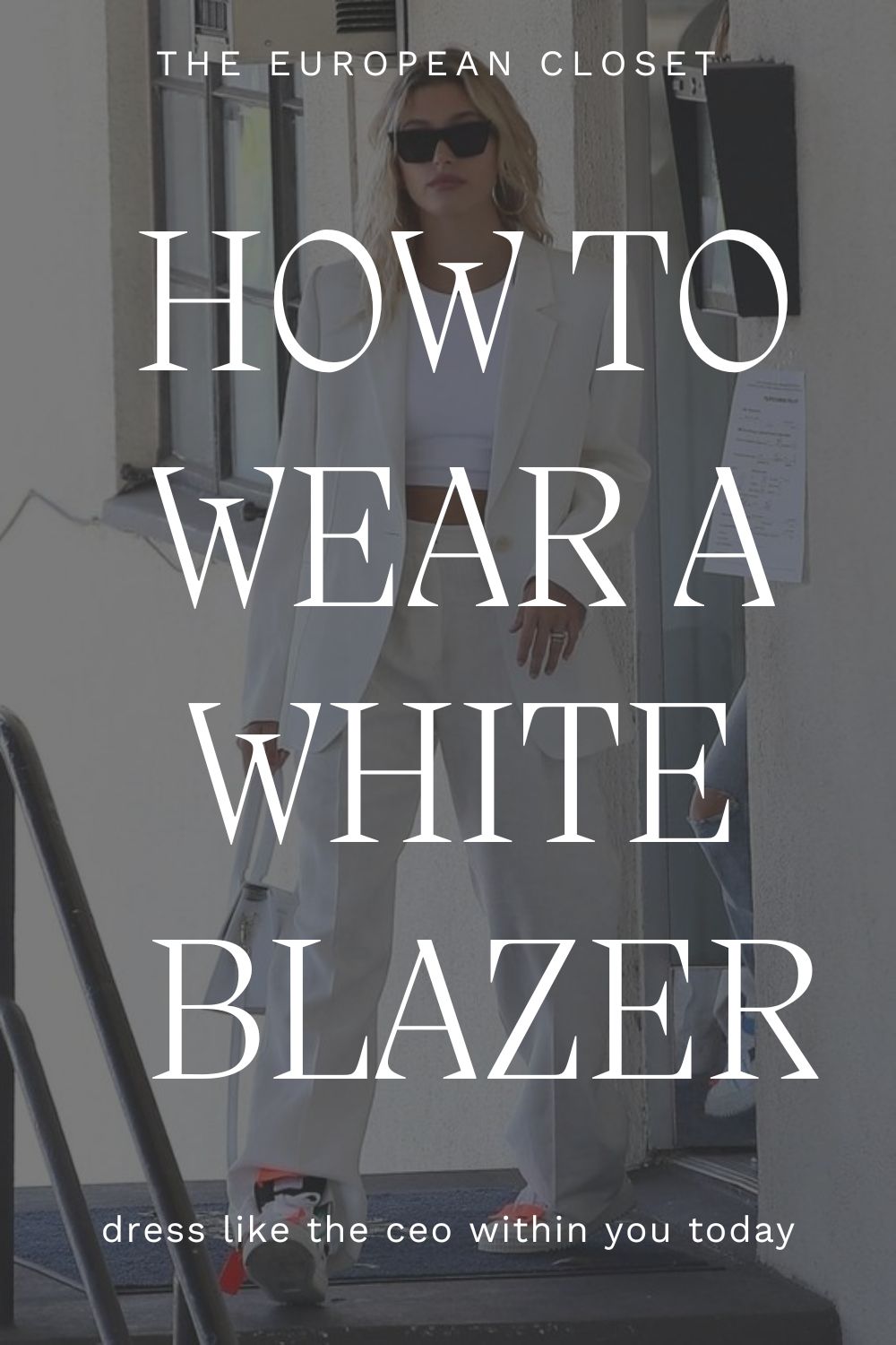 Are you unsure on how to style your favorite white blazer? worry not as I'm here to share with you how to wear a white blazer and look like the CEO within you.