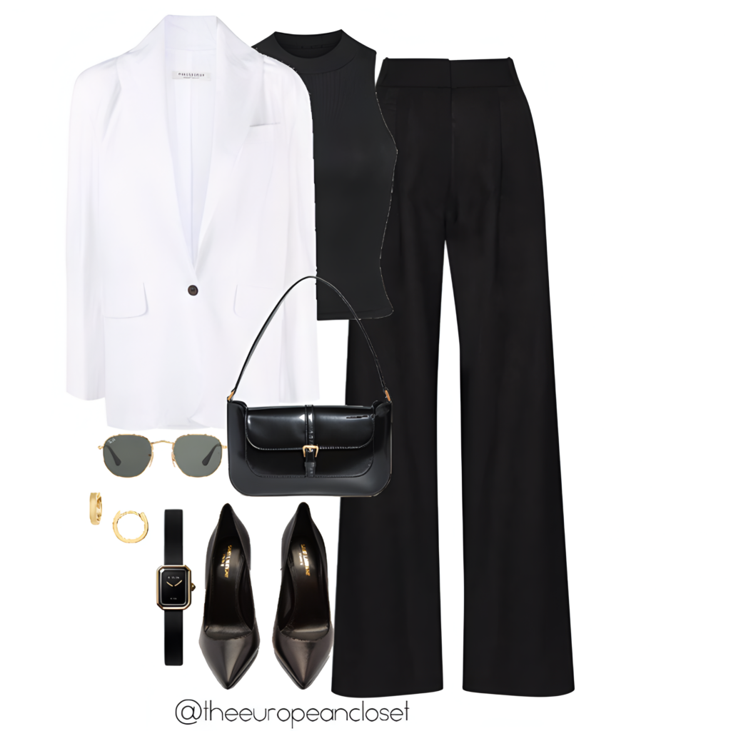 White blazer work outfit • Instagram | White blazer, White blazer work,  Work wear