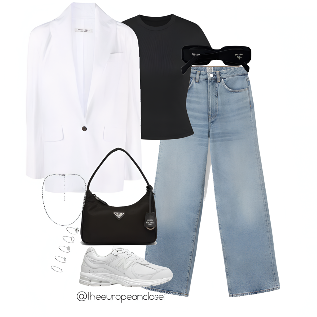 How To Wear A White Blazer | THE EUROPEAN CLOSET