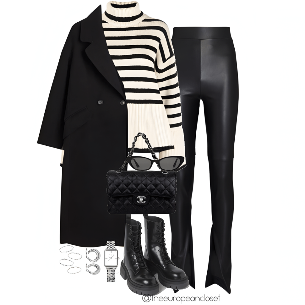 Black and White Winter Outfit