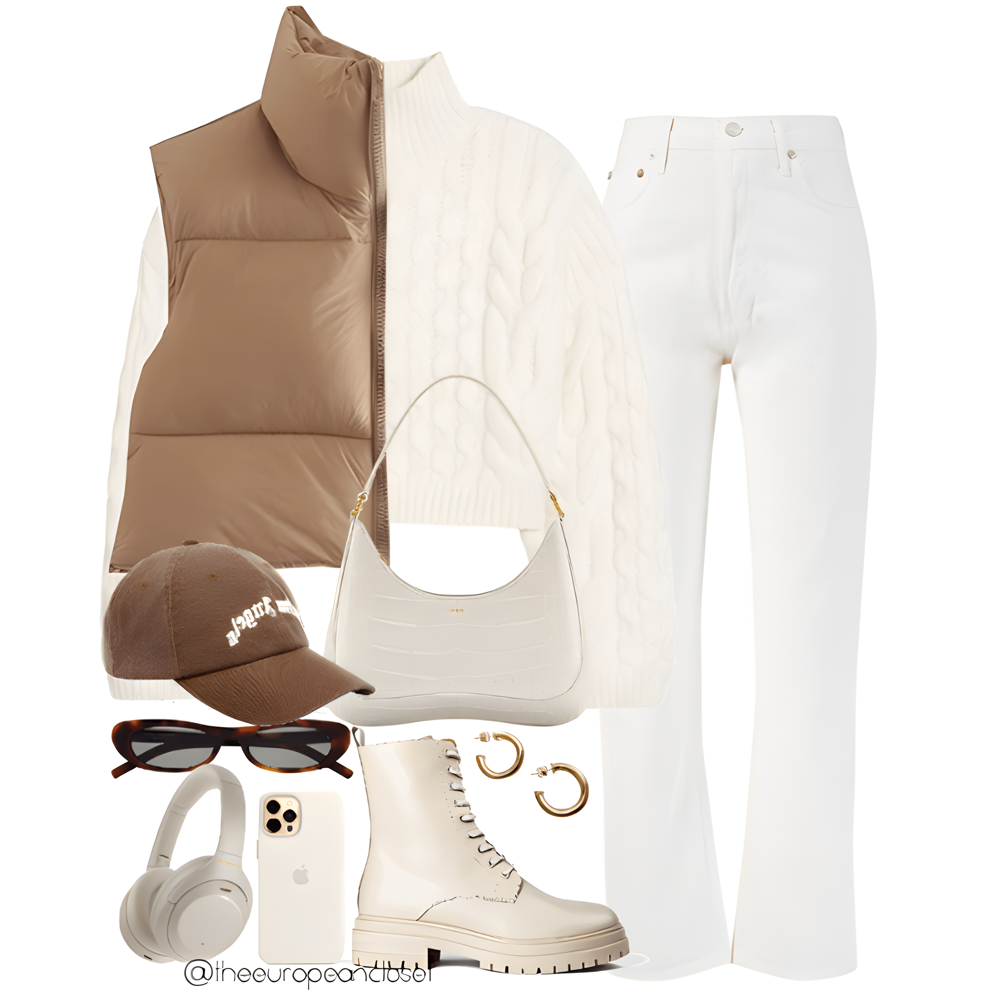 How to Wear your White Jeans in Winter