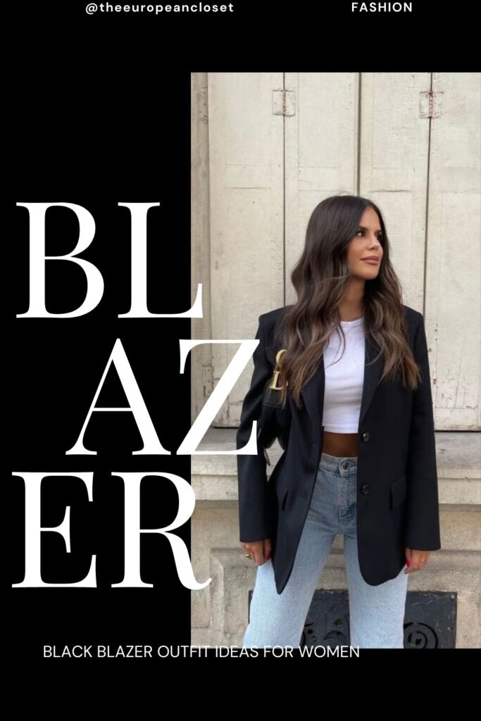 Whether you're looking for something for a formal event or just want to add some sophistication to your looks, here are some black blazer outfit ideas
