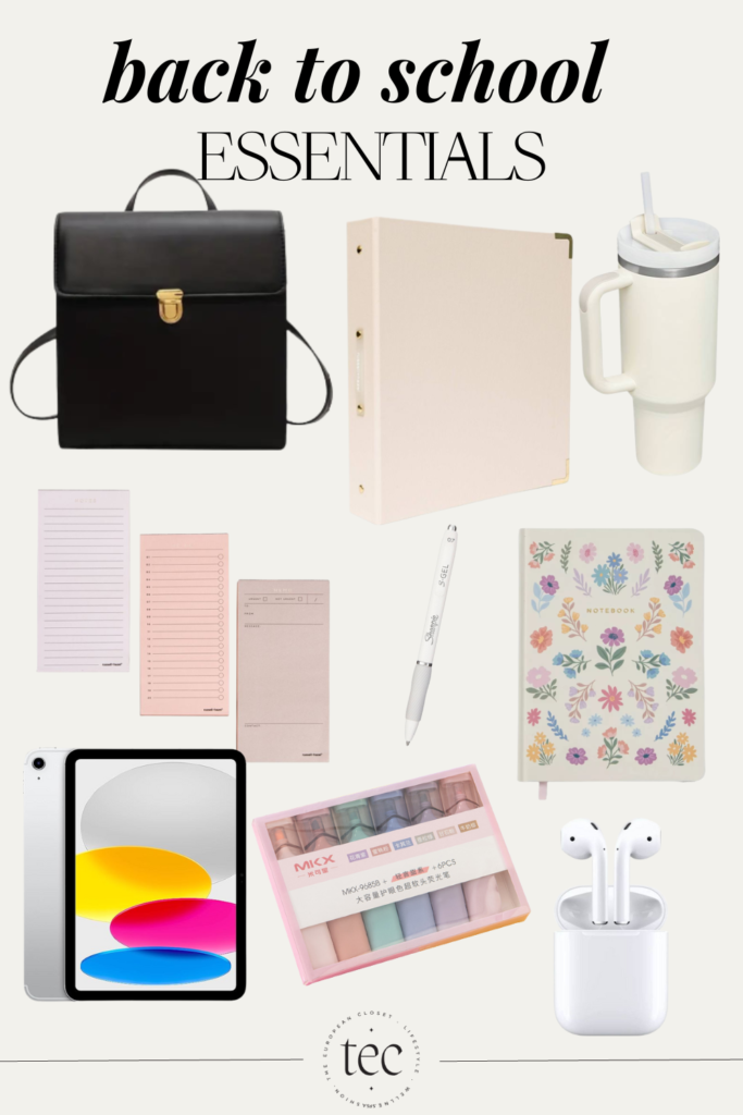 In this blog post, we're going to dive into the must-have school backpack essentials to keep you organized but also make your school year a blast.