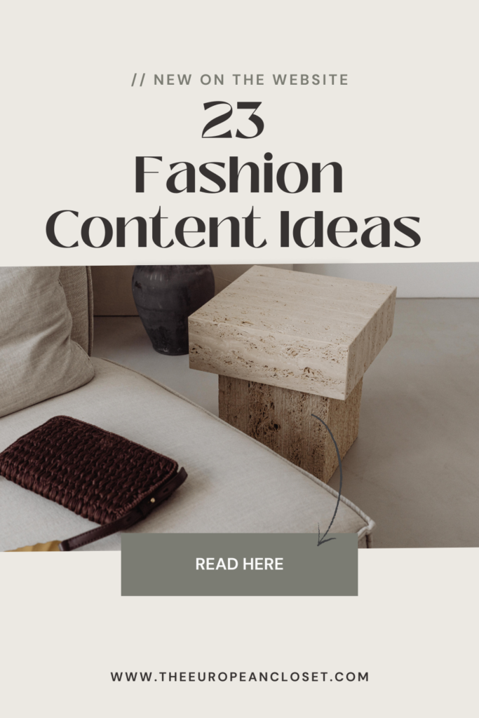 Are you looking to start creation fashion content but don’t know where to start? Or are you an established creator looking for fresh fashion content ideas? In either case, you’ve come to the right place.