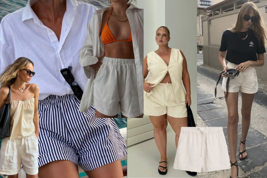 Got a pair of linen short just gathering dust in your closet because you don't know what to wear them with? If so, this post if your you as we'll be discussing 5 linen shorts outfit ideas for this summer.