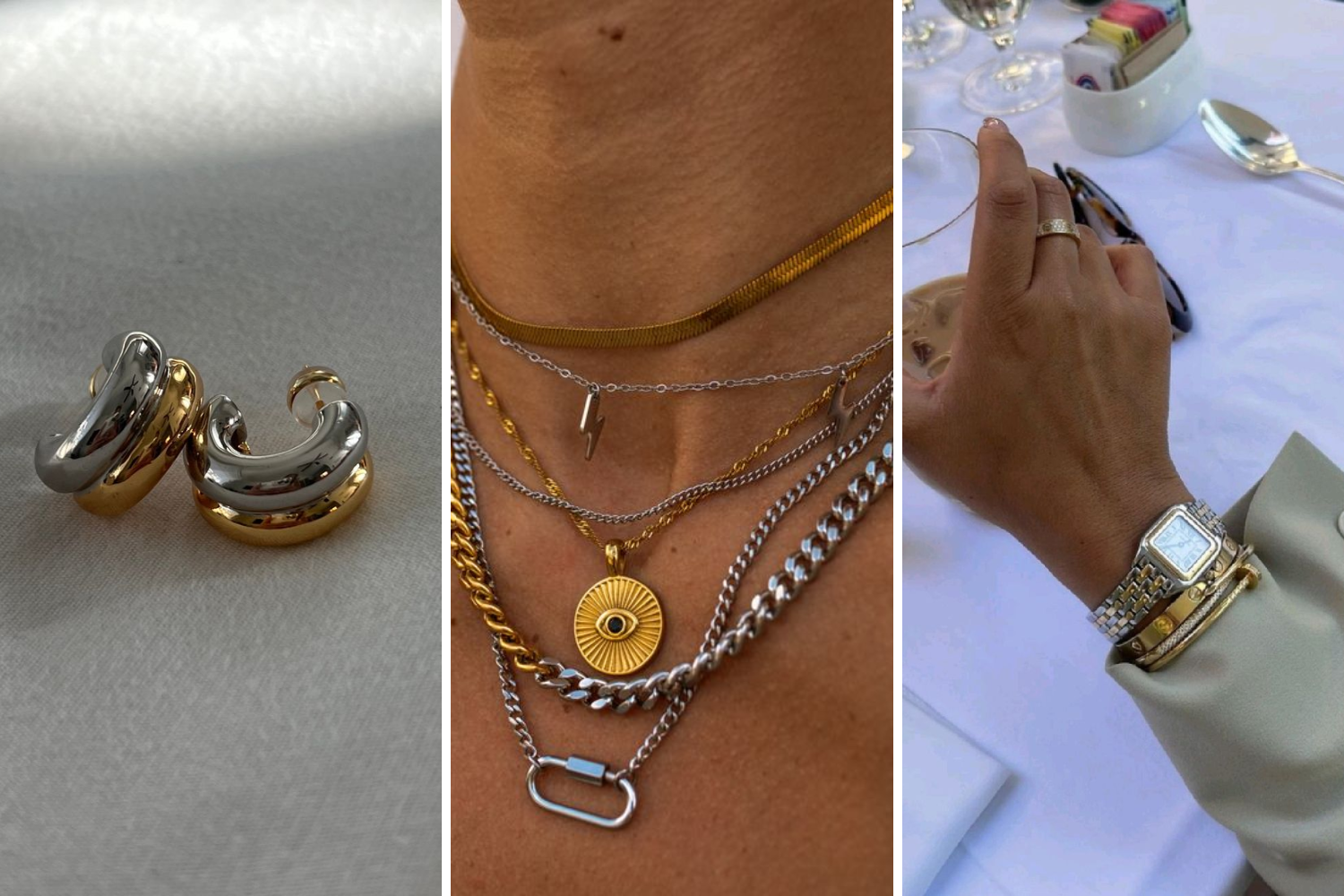 The Round Up: Dual-Toned jewelry