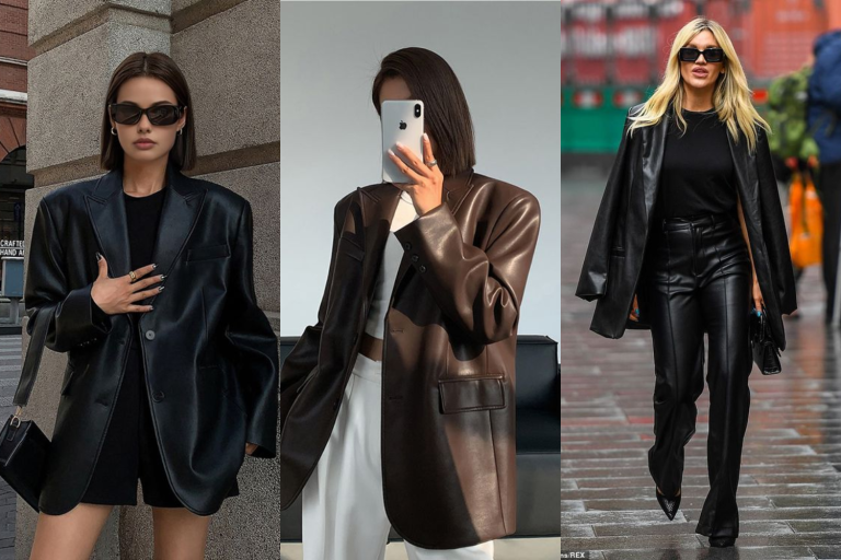 Effortlessly Edgy: 4 Chic Ways on How to Style a Leather Blazer