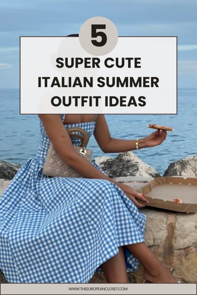 Looking for the cutest Italian summer outfits to wear on your next vacation? Look no further than this post! Here are 5 Italian summer outfit ideas!