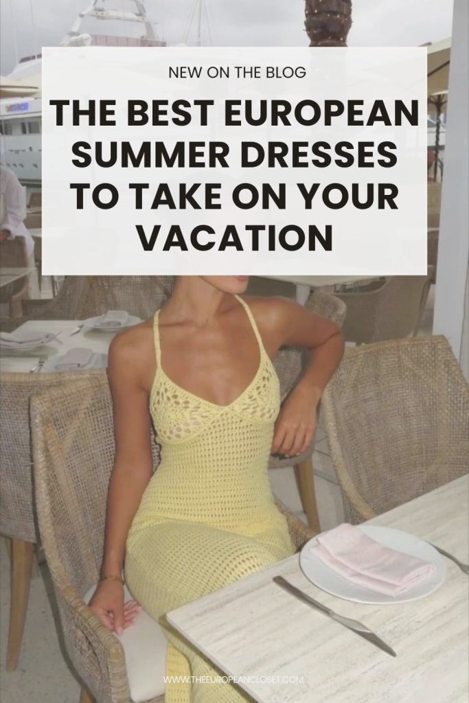 If you're looking for the best European Summer dresses to take with you on your next getaway, look no further than this blog post.
