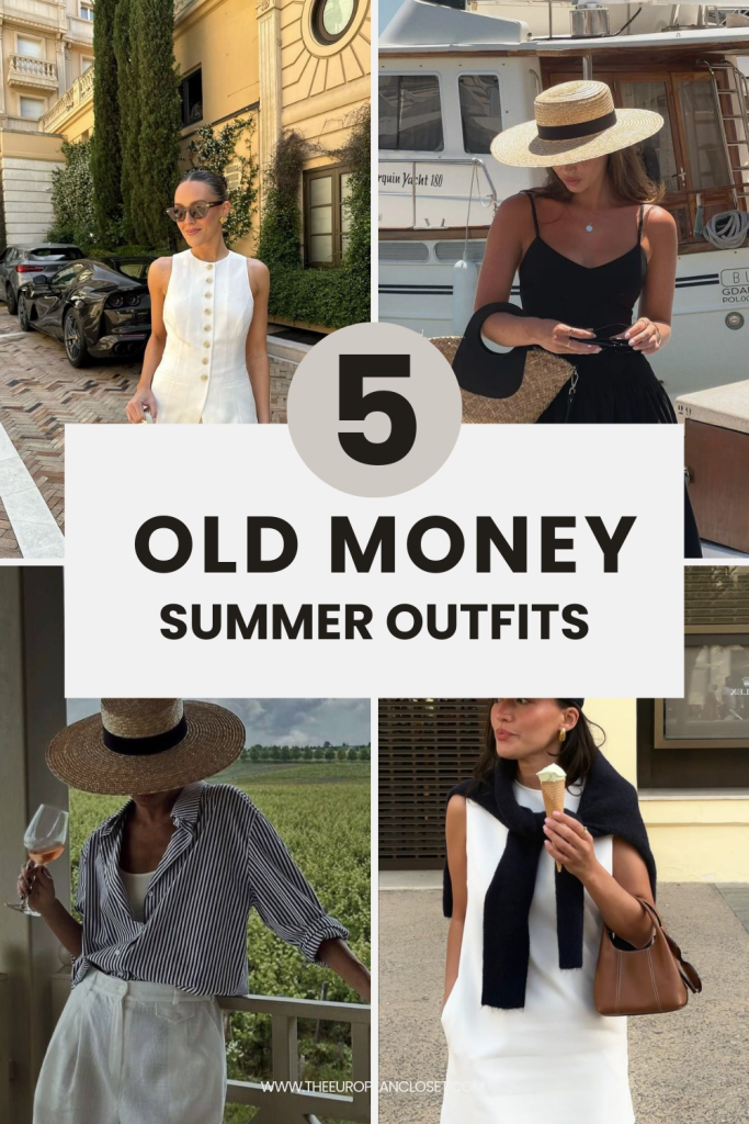 Are you looking for the best old money Summer outfit ideas you can easily recreate on your own? Keep reading to find out 5 amazing outfit ideas.