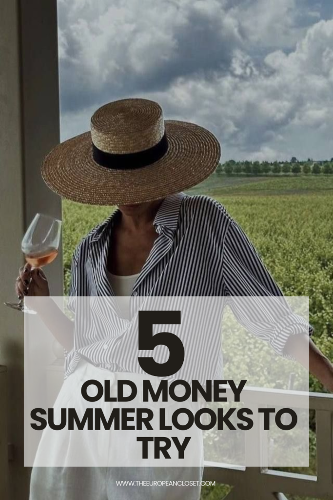 old money summer outfit ideas 6