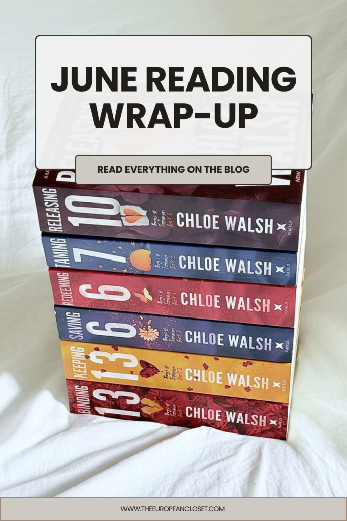 Welcome to the second episode of the Monthly Reading Wrap-Up! In the month of June, I read a total of 5 books, let's see which ones!