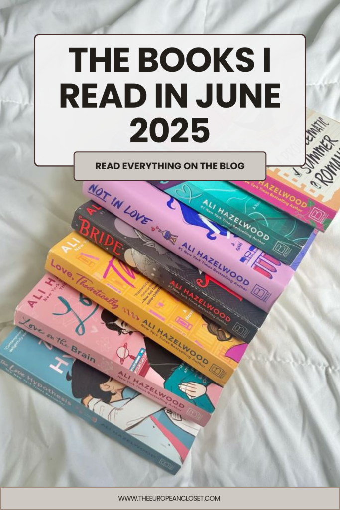 Welcome to the second episode of the Monthly Reading Wrap-Up! In the month of June, I read a total of 5 books, let's see which ones!