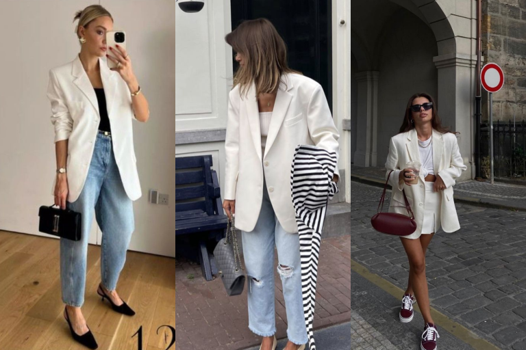 How to Wear a White Blazer