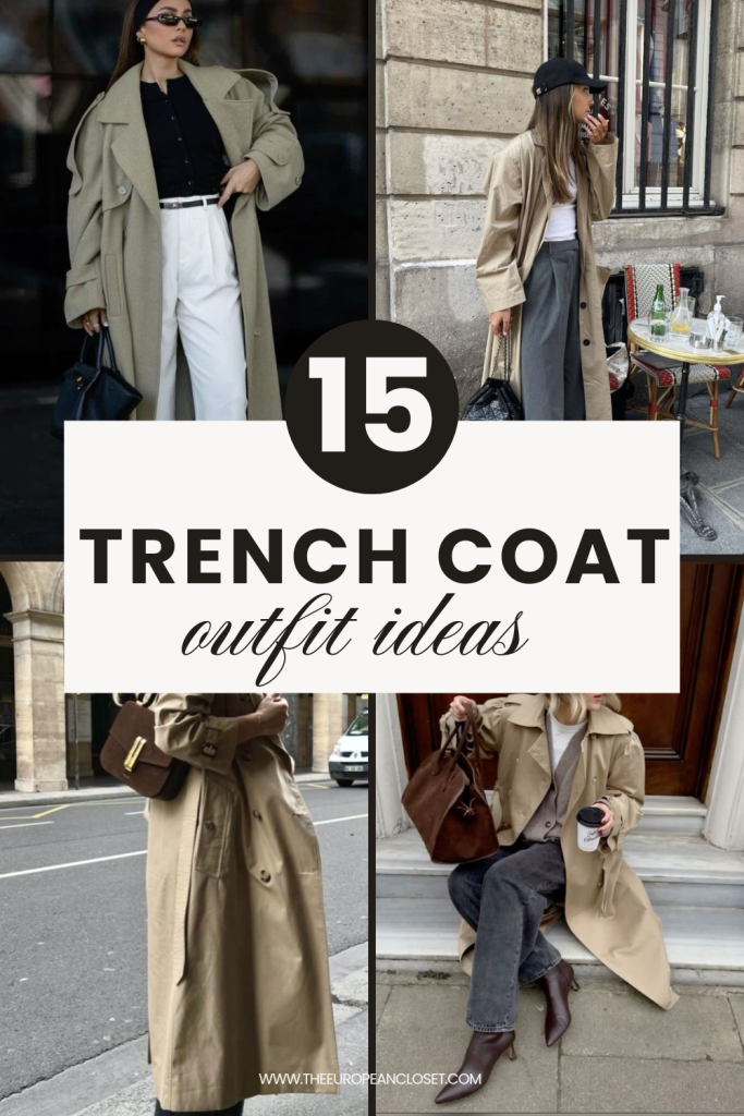how to style a trench coat for fall