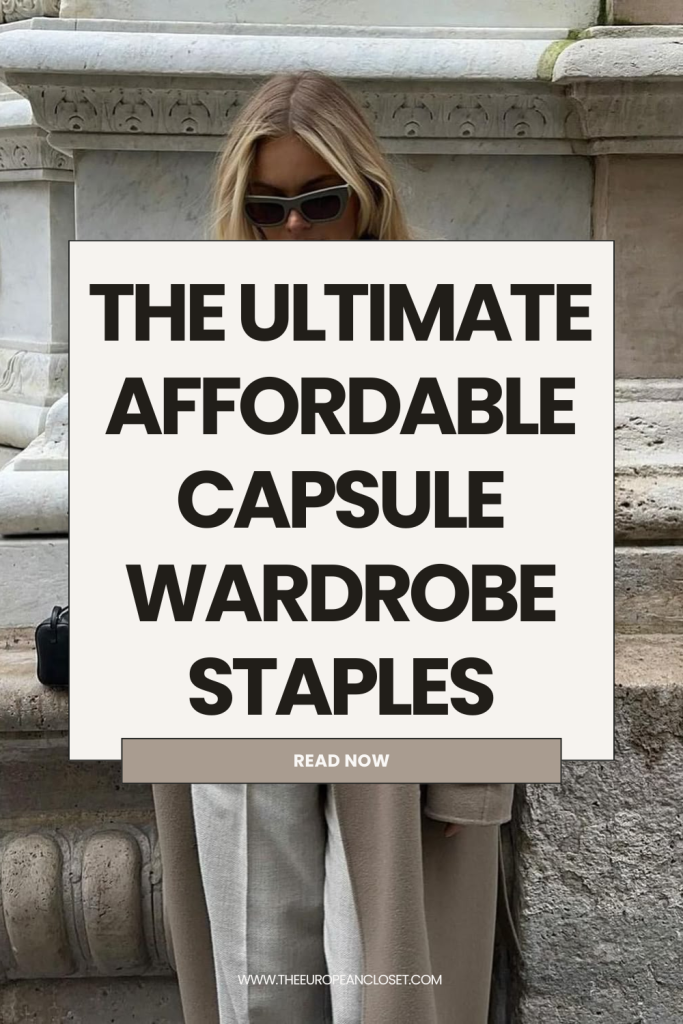 Discover where to shop for affordable capsule wardrobe staples. Build a timeless, versatile wardrobe without overspending.