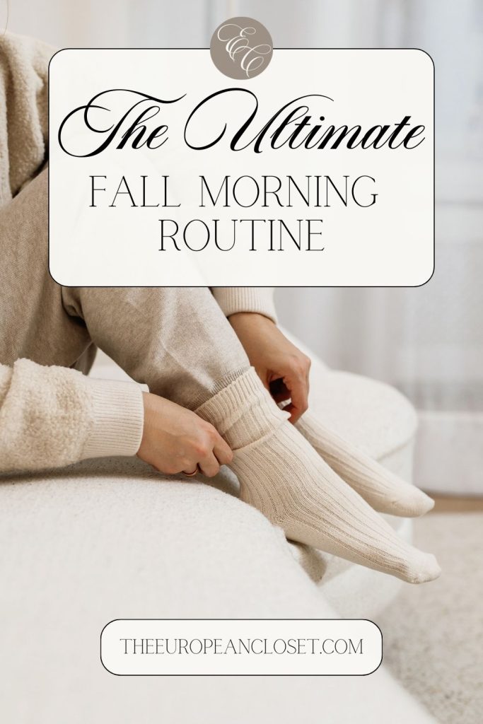 Here’s a simple fall morning routine you can easily adapt to your life—easy, cozy, and still chic. It’s all about feeling aligned and starting the day right.