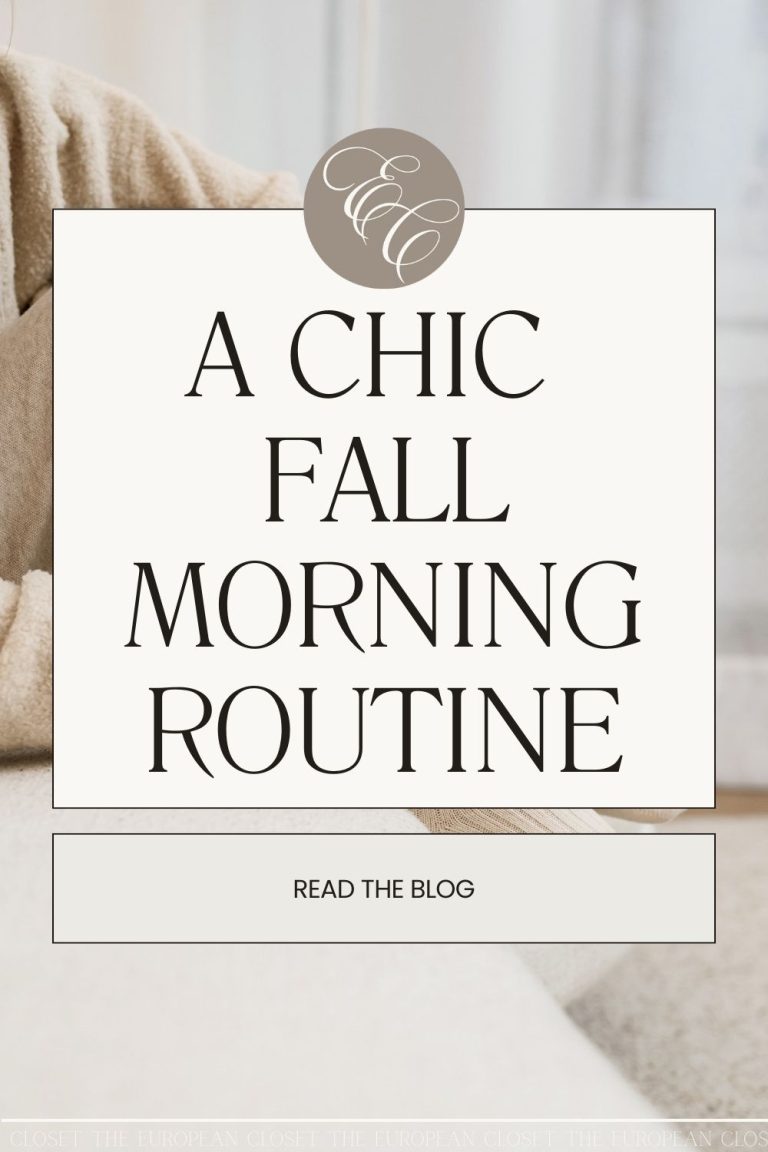 The Ultimate Fall Morning Routine for Cozy Elegance and a Fresh Start