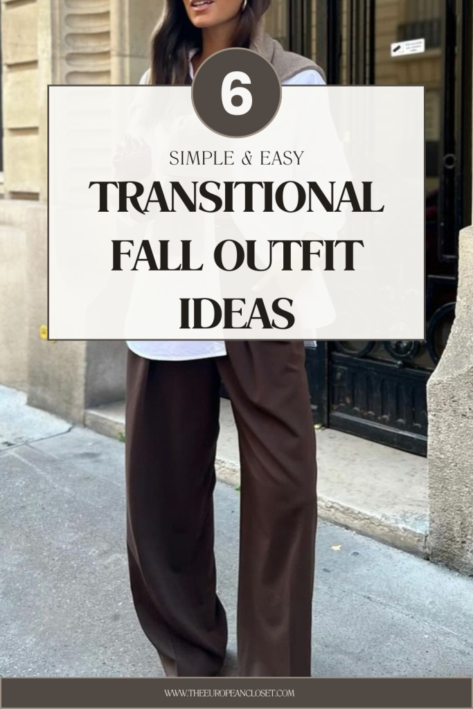 That’s exactly what today’s post is all about!! I’ll be sharing some easy, chic transitional fall transitional outfits that will keep you comfortable.