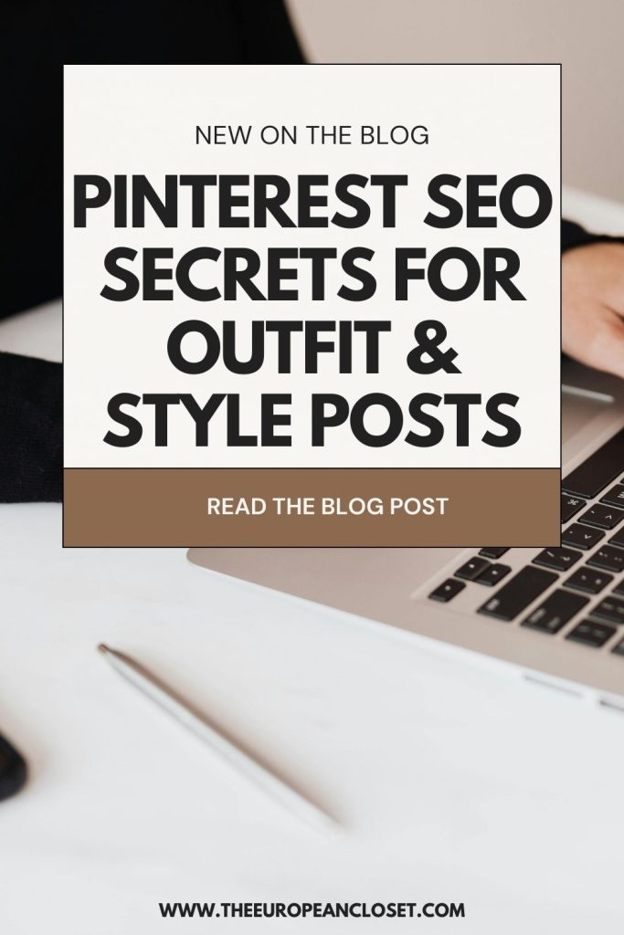 Pinterest SEO for fashion bloggers made simple. Learn how to find keywords, optimize pins, name boards strategically, and grow consistent traffic with a clear, repeatable Pinterest strategy.