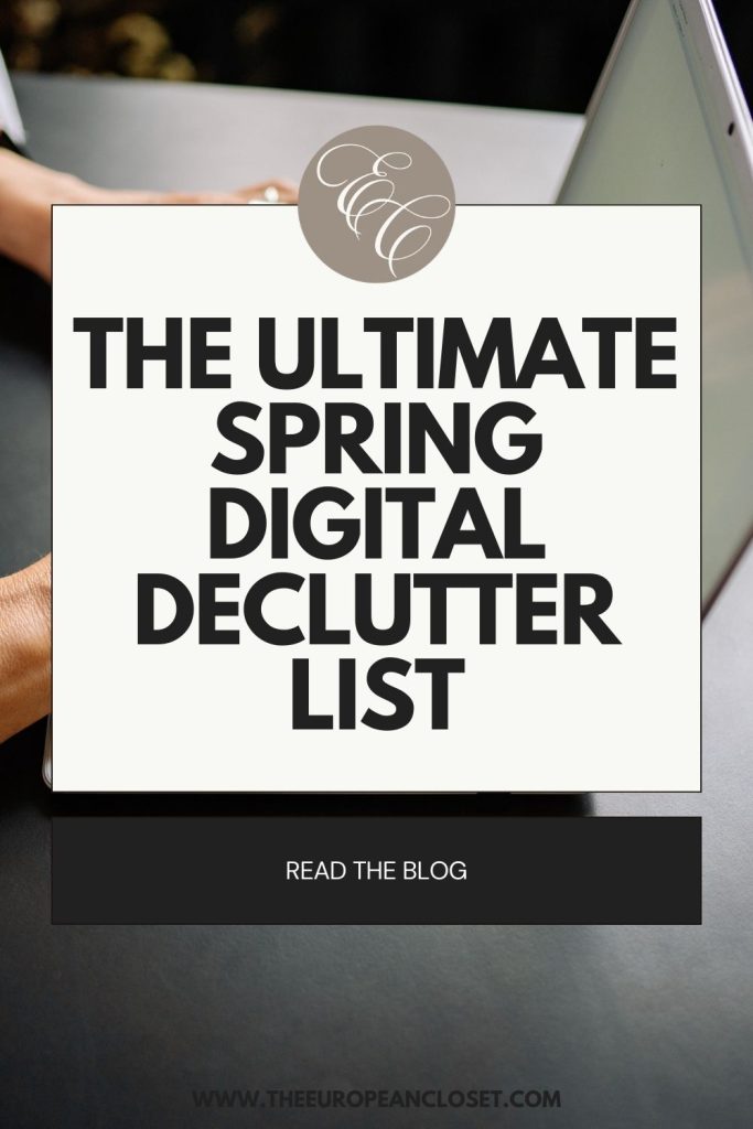 Declutter your phone, laptop, and inbox with this simple spring digital declutter checklist. Reduce stress, boost focus, and organize your online life.