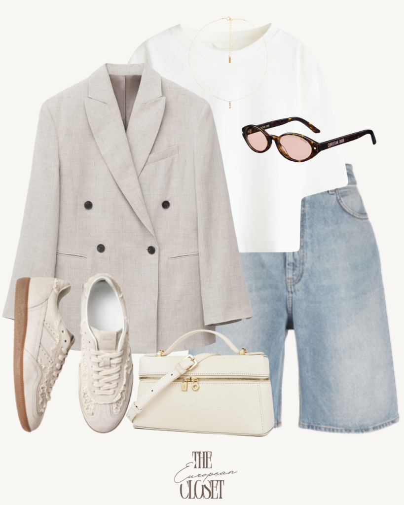 Looking for ways on what to wear with a linen blazer? Then this post is just what you're looking for. Here are 7 outfits that show how to wear it.